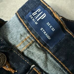GAP Men's Straight Jeans - Deep Indigo